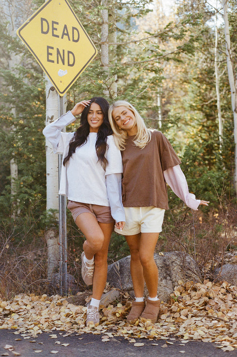 Cabin Club Top // Chocolate