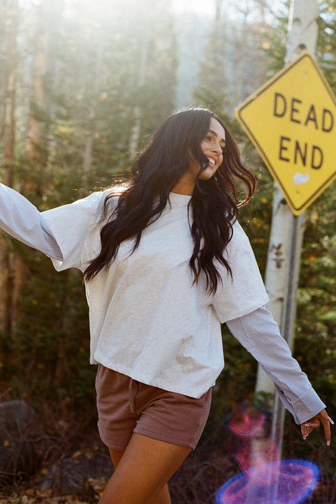 Cabin Club Tee // Grey