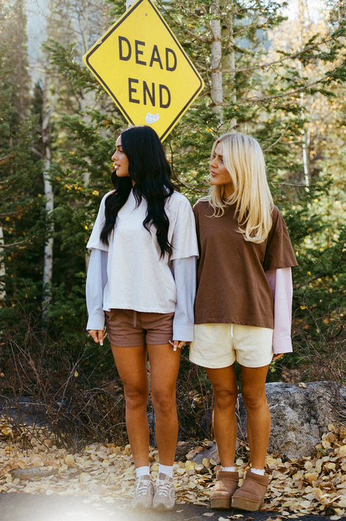 Cabin Club Top // Chocolate