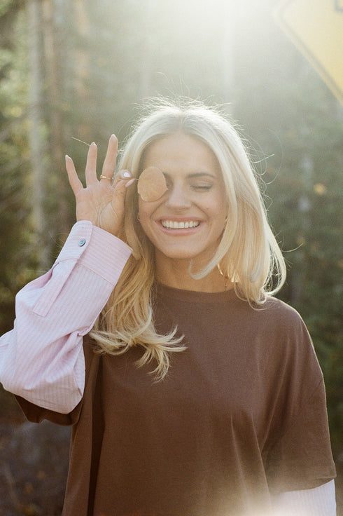 Cabin Club Top // Chocolate