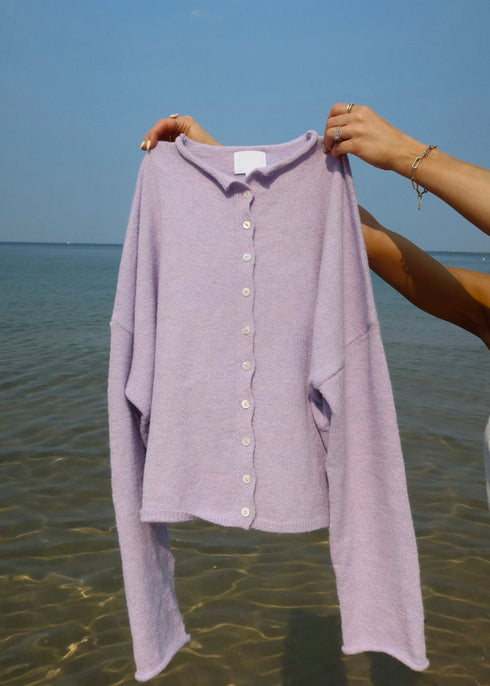 Coco Cutie Cardigan // Lilac