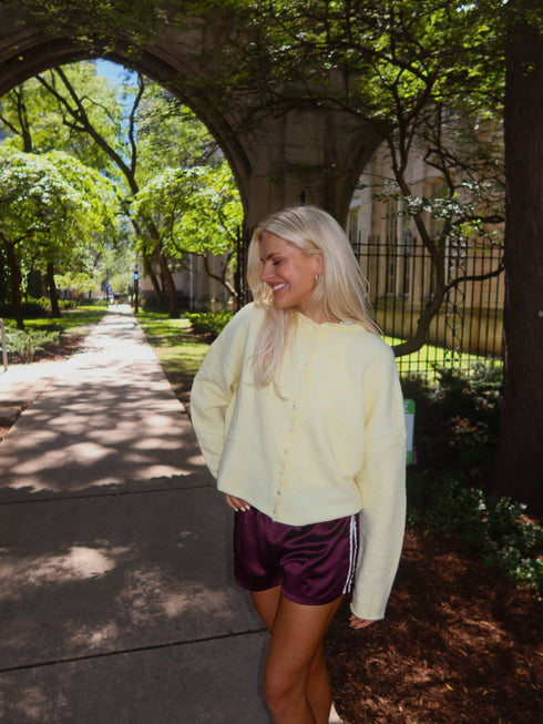 Coco Cutie Cardigan // Butter Yellow *RESTOCKED*