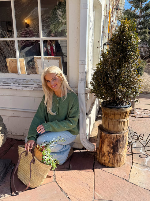 Honey Club Cardigan // Matcha *COCO EXCLUSIVE*