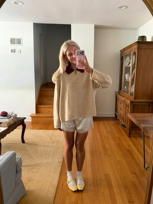 Goldie Satin Short // Cream *RESTOCKED*