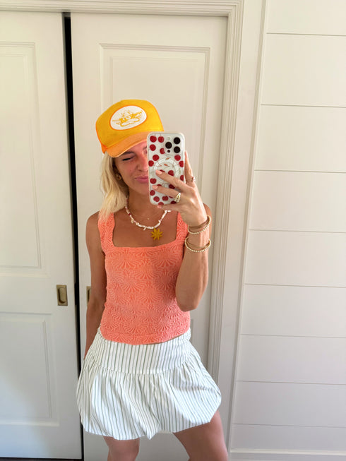 Creamsicle Top // Coral