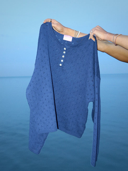 Everyday Pointelle Cutie // Denim