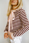 Chalet Cardigan // Ice Pink