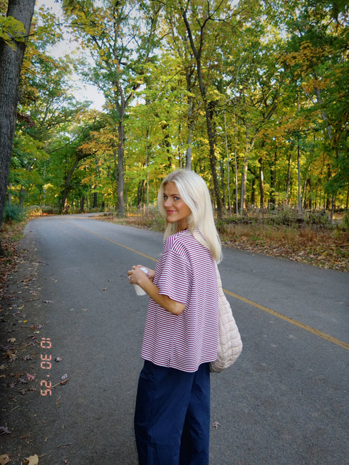 Take a Trip Tee // Plum