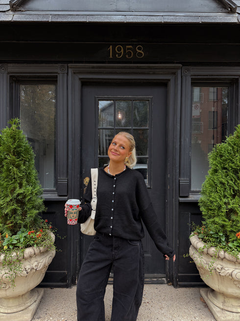 Coco Cutie Cardigan // Black