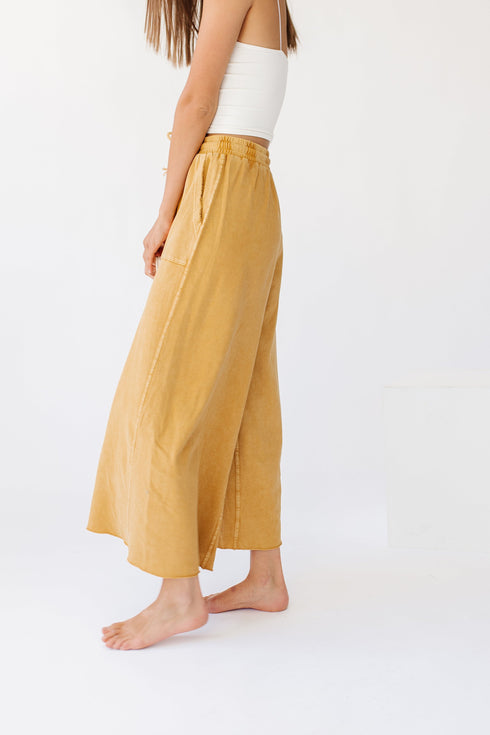 Sun Soaked Lounge Pant// Mustard