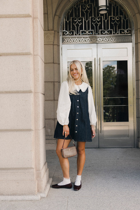 Teachers Pet Denim Dress