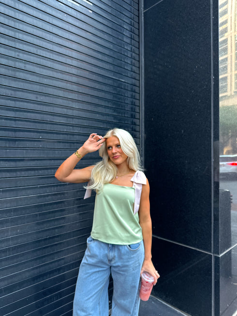 Flirty & Thriving Bow Top