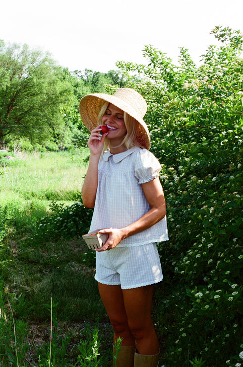 Berry Girl Top // Oat