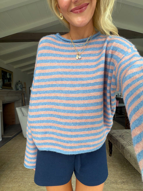 Sun Club Knit // Seabreeze Stripe