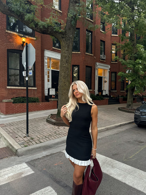 Tennis Club Dress// Black