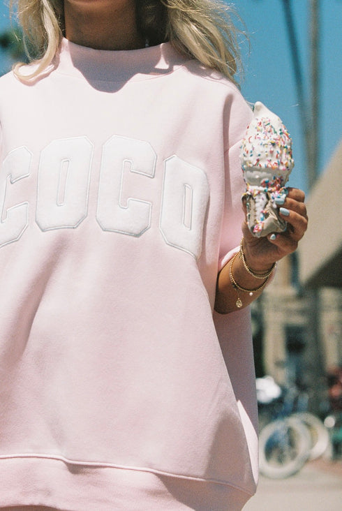 Coast Club Mockneck // Baby Pink