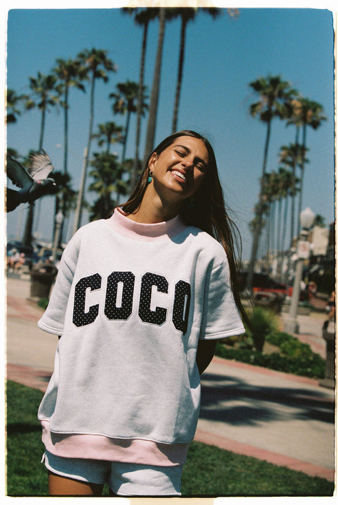 Coast Club Mockneck // Cloud Dottie