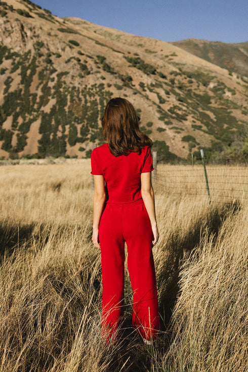 Heirloom Knit Pant // Apple
