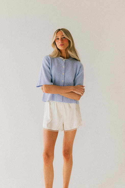 Goldie Satin Short // Cream *RESTOCKED*