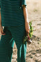 Upstate Striped Pant // Forest
