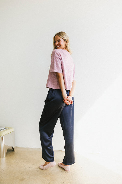 Char Cardi // Lilac Pointelle