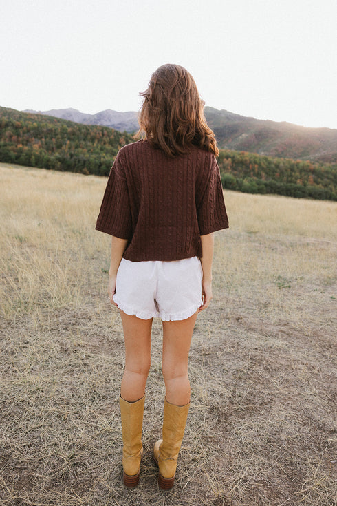 Pirouette Cardigan // Cinnamon