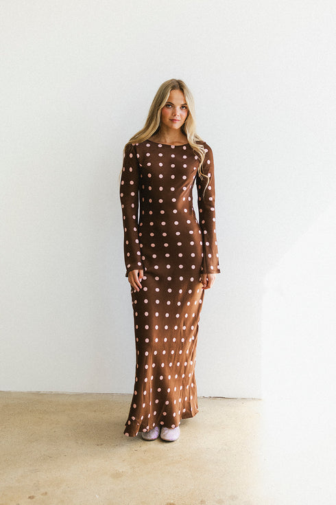 Dreamgirl Dress // Espresso Dot