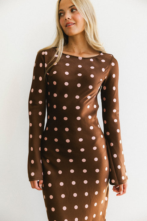 Dreamgirl Dress // Espresso Dot