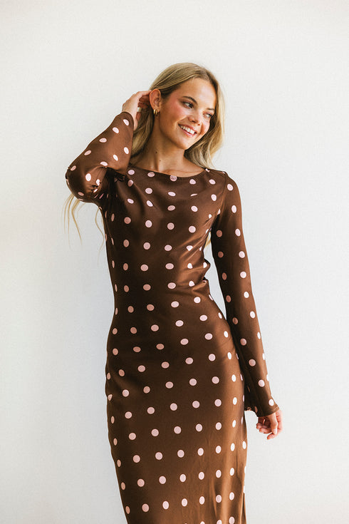 Dreamgirl Dress // Espresso Dot