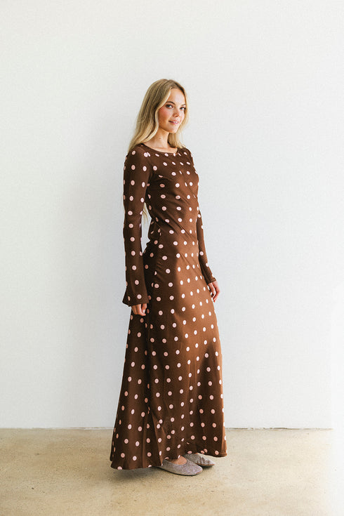 Dreamgirl Dress // Espresso Dot