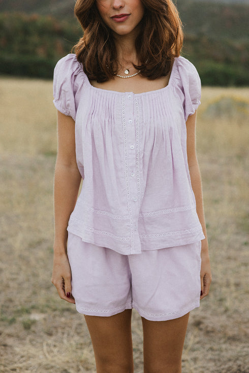 Nellie Top // Lilac