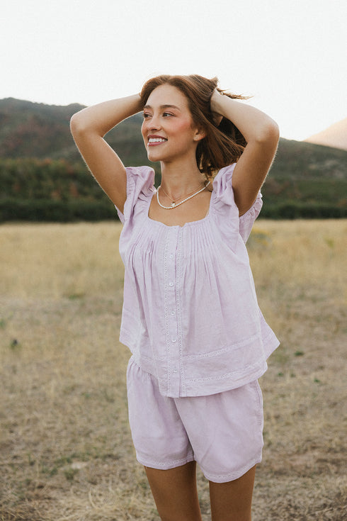 Nellie Top // Lilac
