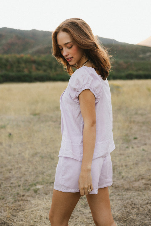 Nellie Top // Lilac