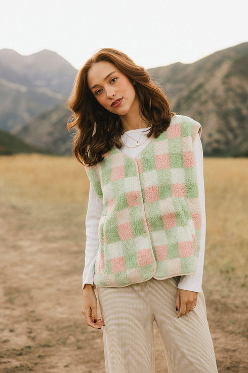 Market Mornings Vest // Sage