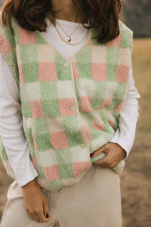 Market Mornings Vest // Sage