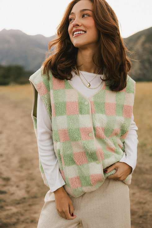 Market Mornings Vest // Sage