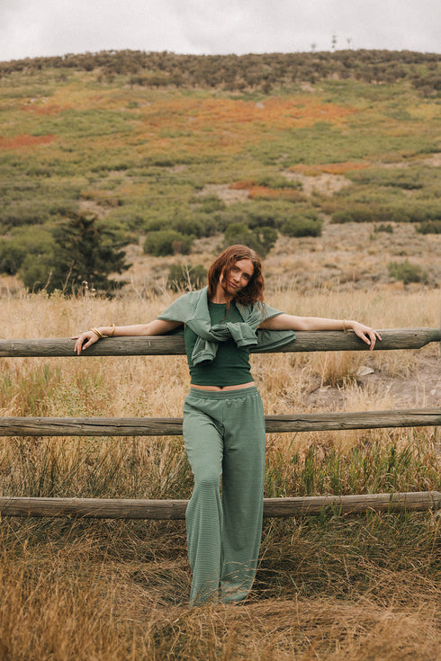 Road Trip Pant // Pine Stripe *PREORDER*