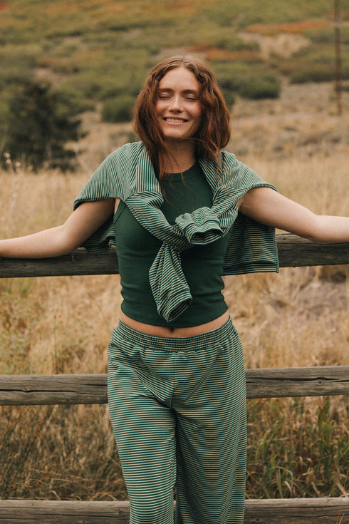 Road Trip Pant // Pine Stripe *PREORDER*