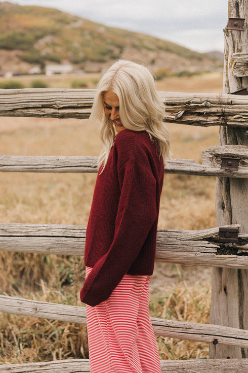Aspen Cardigan // Rosewood