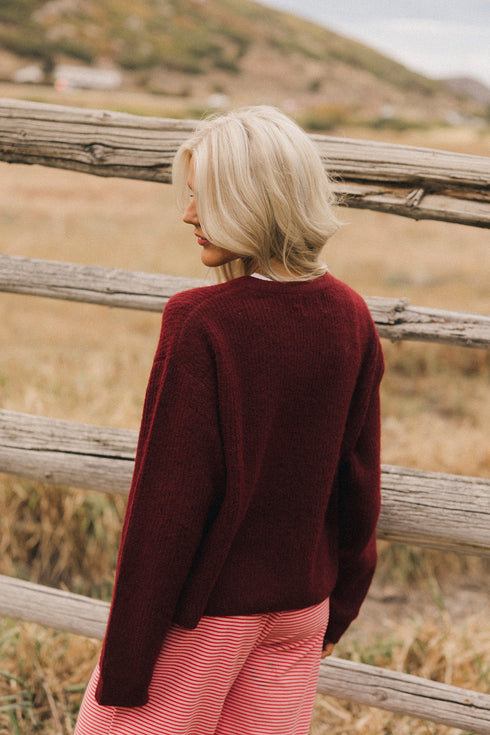 Aspen Cardigan // Rosewood