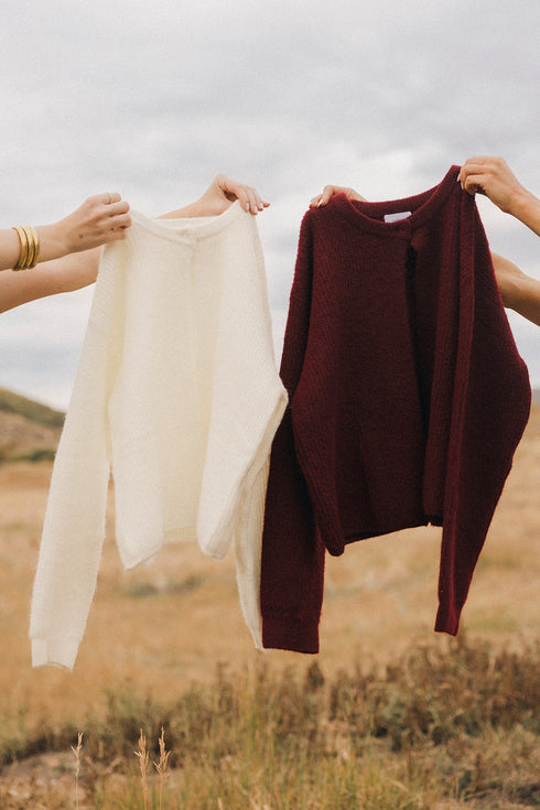 Aspen Cardigan // Snow