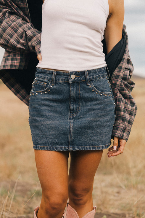 Coco Cowgirl Denim Skirt