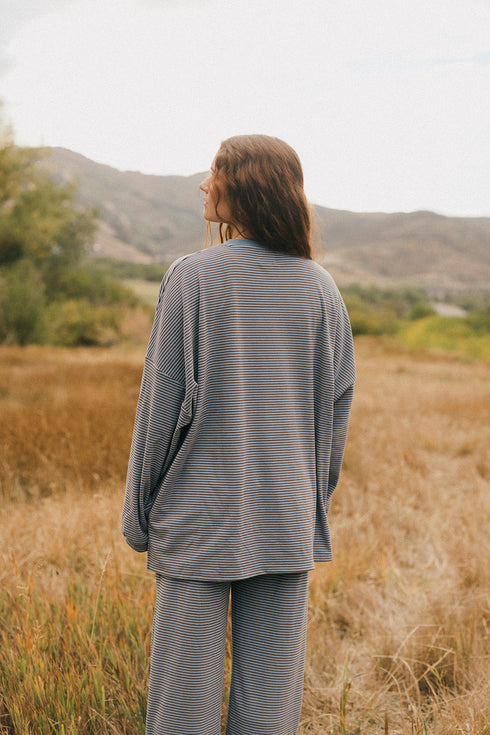 Road Trip Pullover // Sky Stripe *PREORDER*