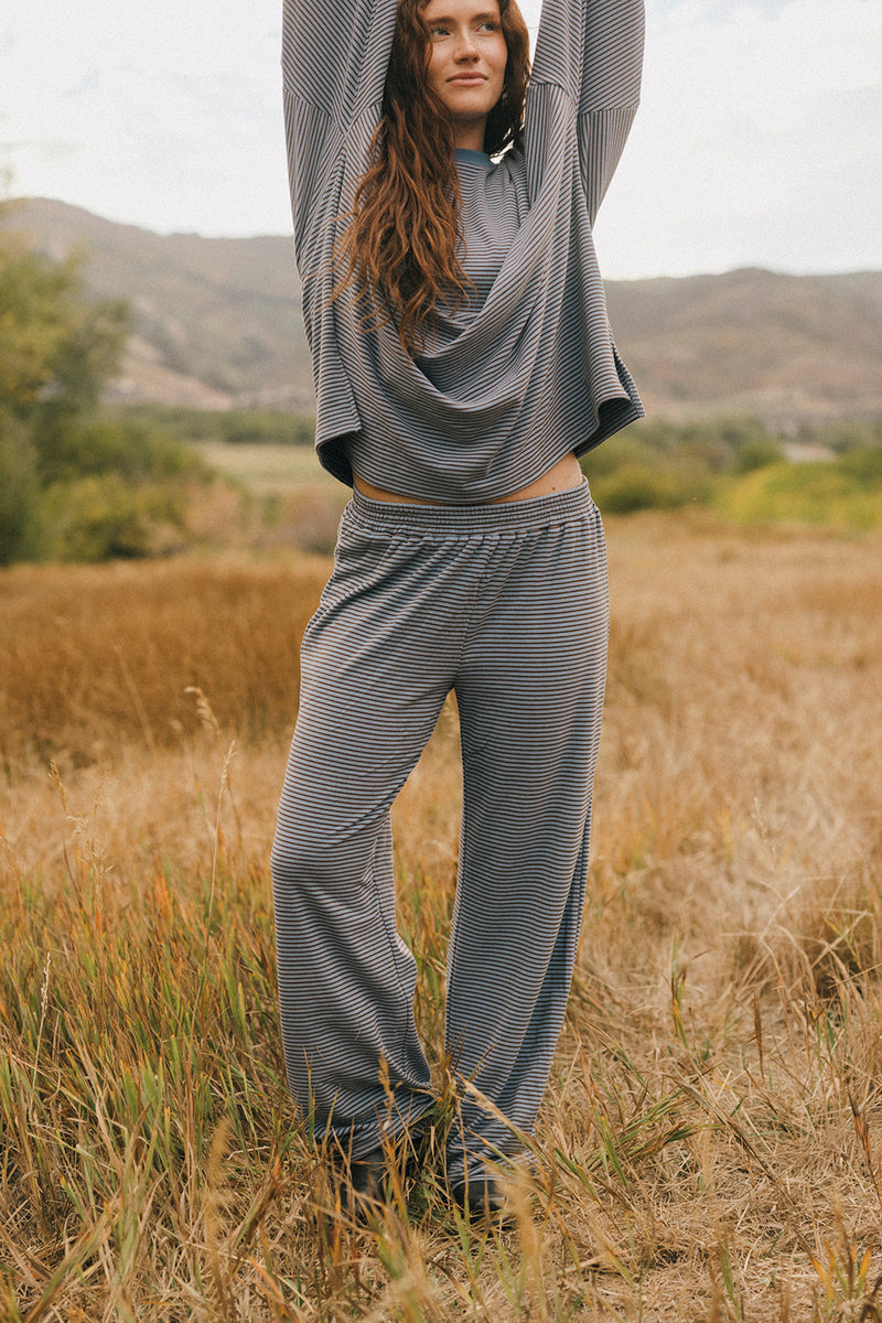 ボトムス・スパッツ Woodland Stripes Lodge Pants Road Trip Pant // Sky Stripe *RESTOCKED* – Coco McCall Shop