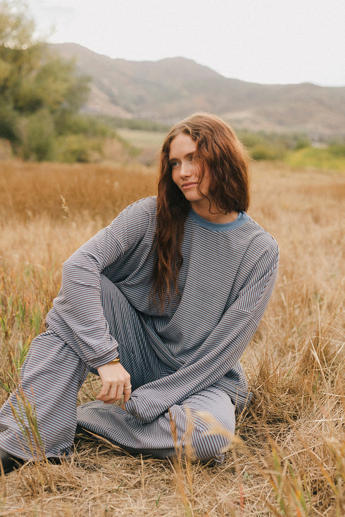 Road Trip Pullover // Sky Stripe *PREORDER*