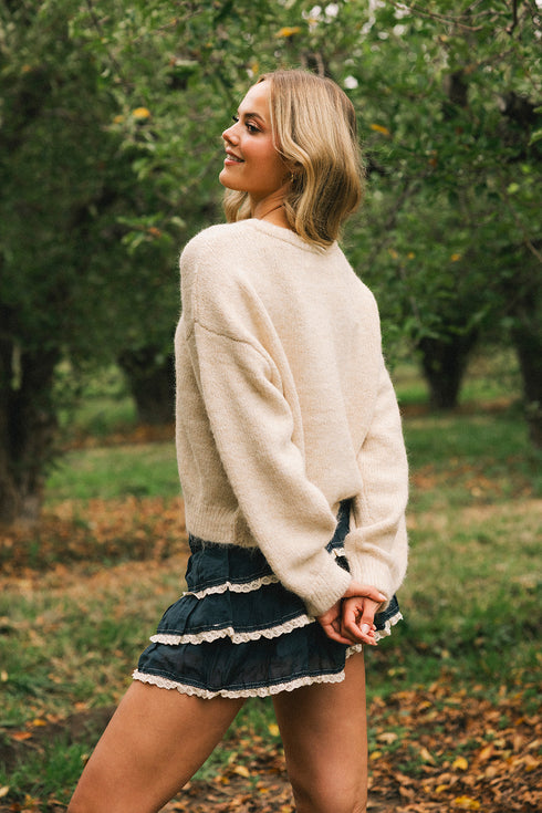 Mabel Cardigan // Pearl