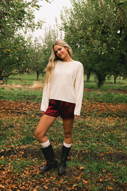 Everyday Pointelle Cutie // Cream