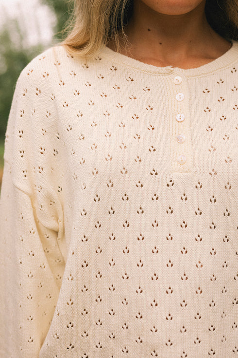 Everyday Pointelle Cutie // Cream