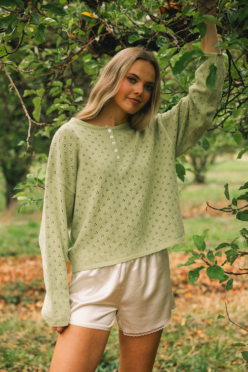 Everyday Pointelle Cutie // Crisp