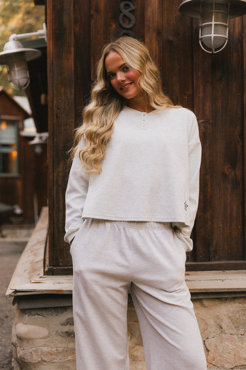 Weekend Waffle Pullover // Heather *PREORDER 10/23*